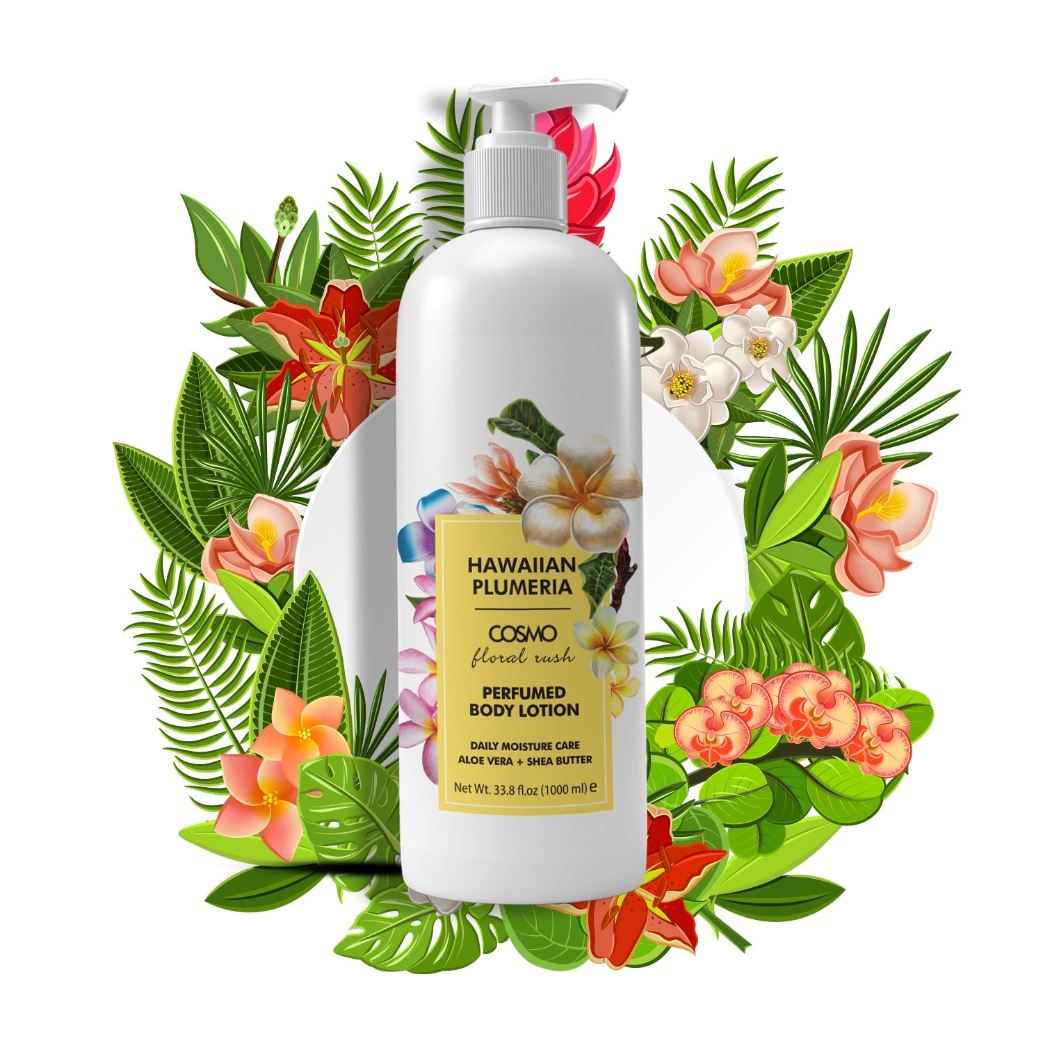 Hawaiian Plumeria Perfumed Body Lotion